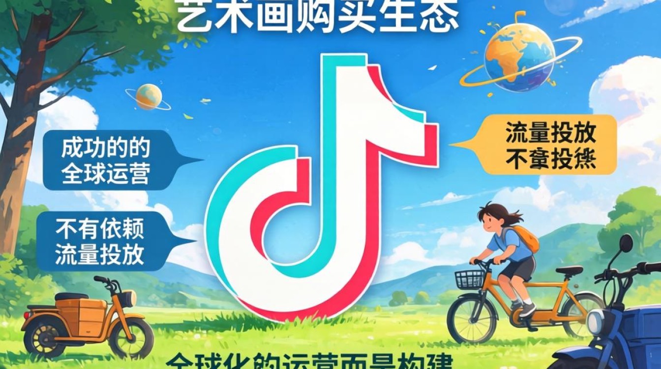 TikTok 艺术画购买攻略及全球化运营策略
