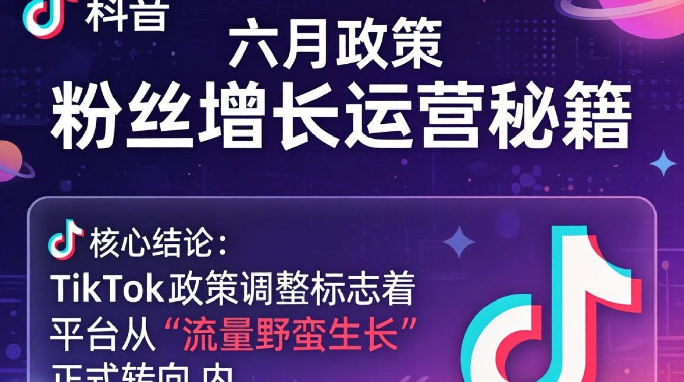 TikTok 六月政策粉丝增长运营秘籍