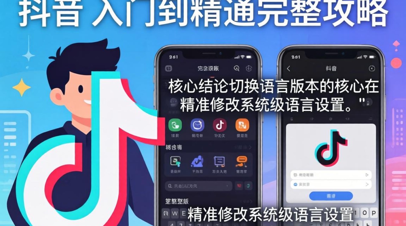 抖音怎么快速切换语言版