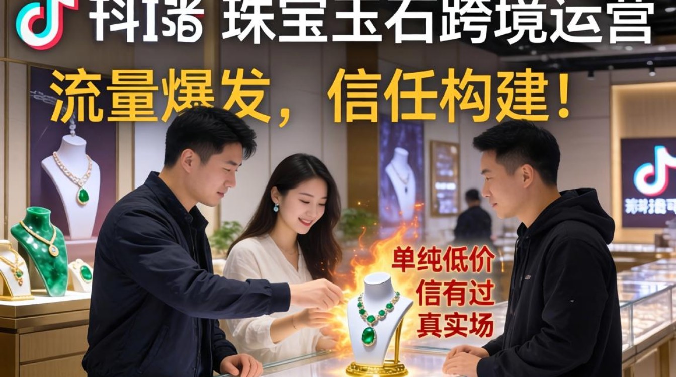 TikTok 珠宝玉石跨境运营从入门到进阶