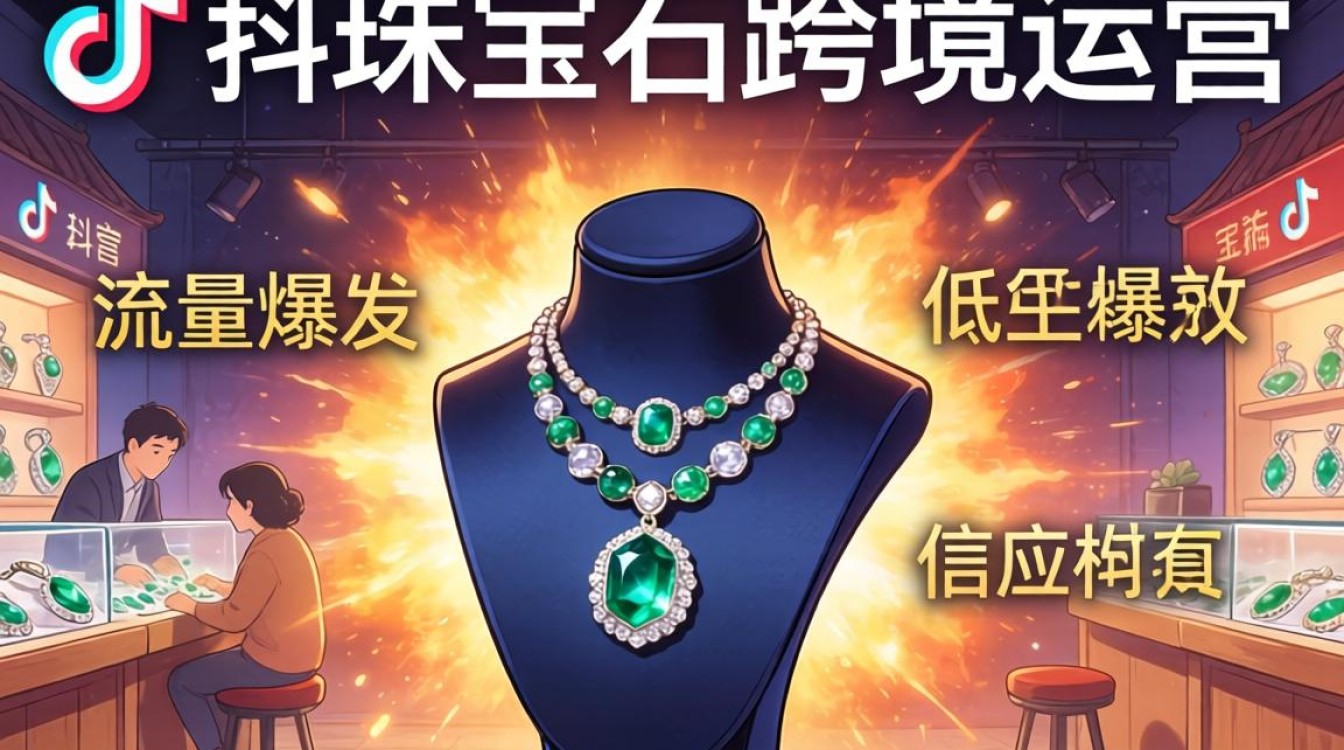 TikTok 珠宝玉石跨境运营从入门到进阶
