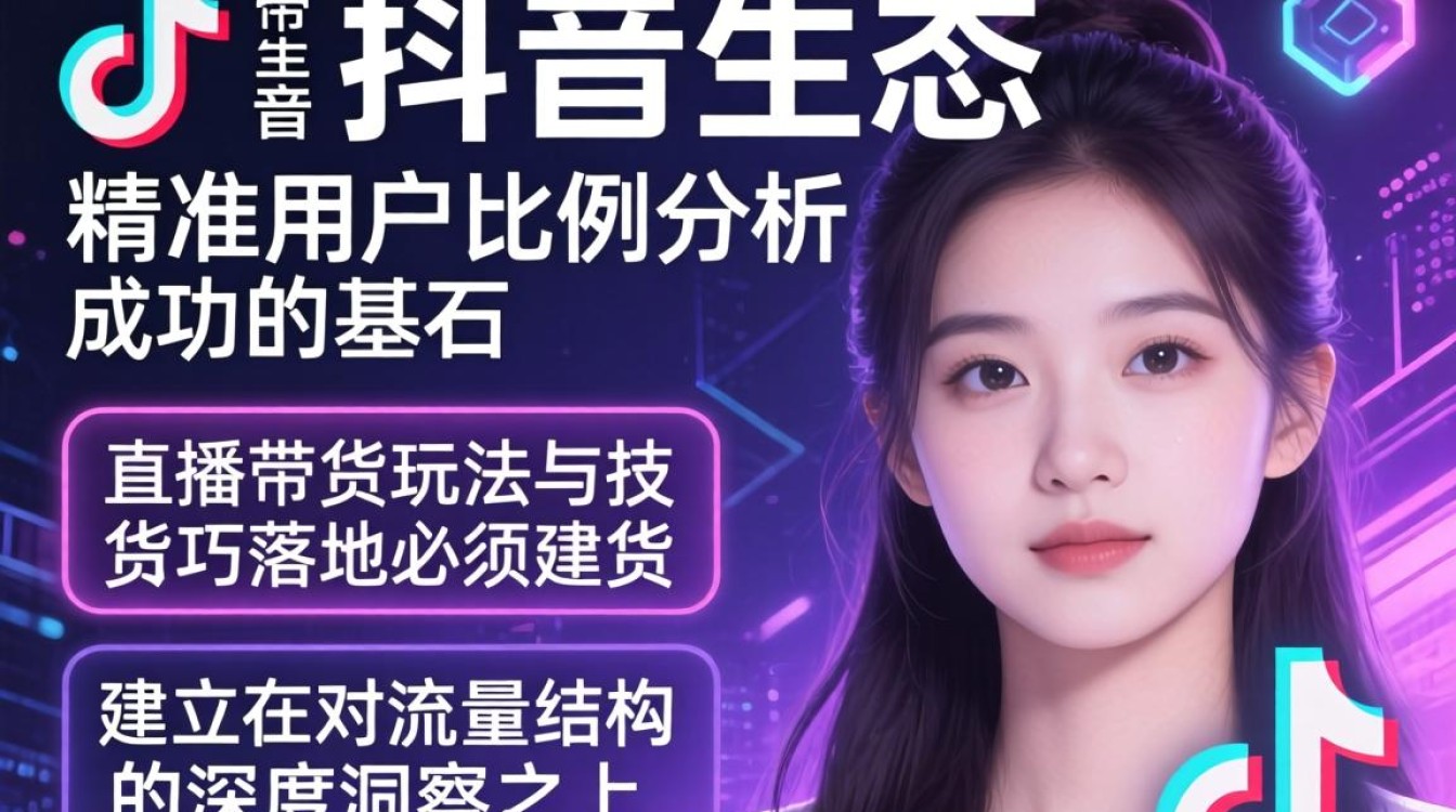 抖音用户比例查询方法与直播带货玩法技巧