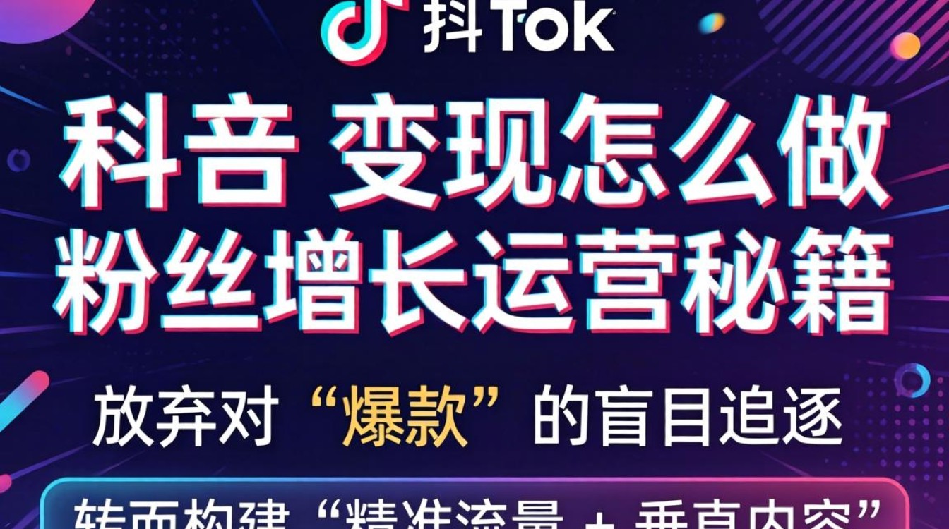 TikTok 变现教程及粉丝增长运营秘籍