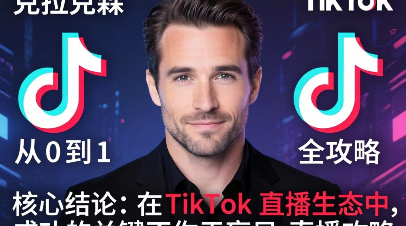 直播运营克拉克森tiktok从0到1全攻略