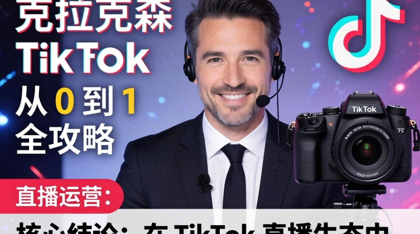 直播运营克拉克森tiktok从0到1全攻略
