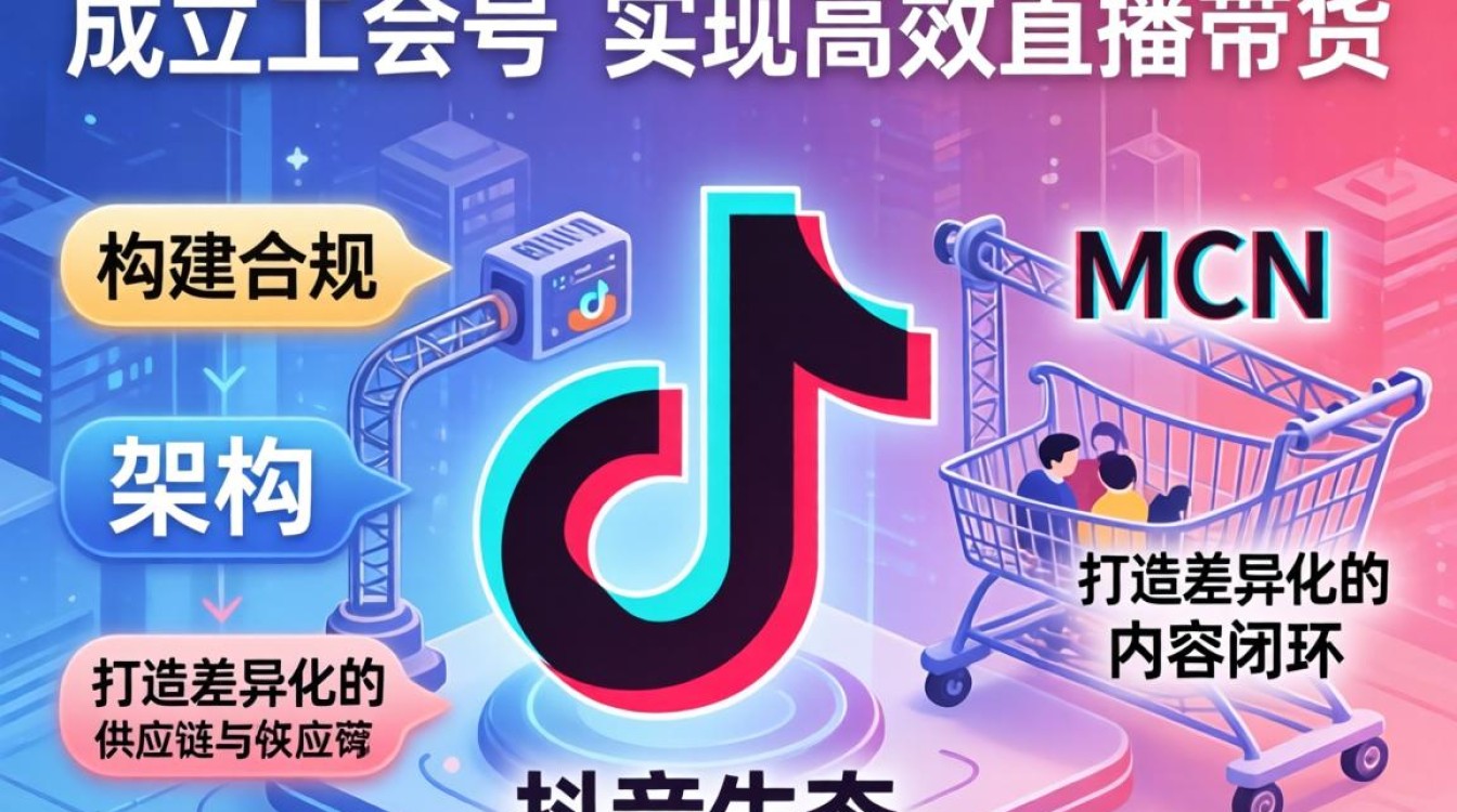抖音工会号申请流程与直播带货技巧