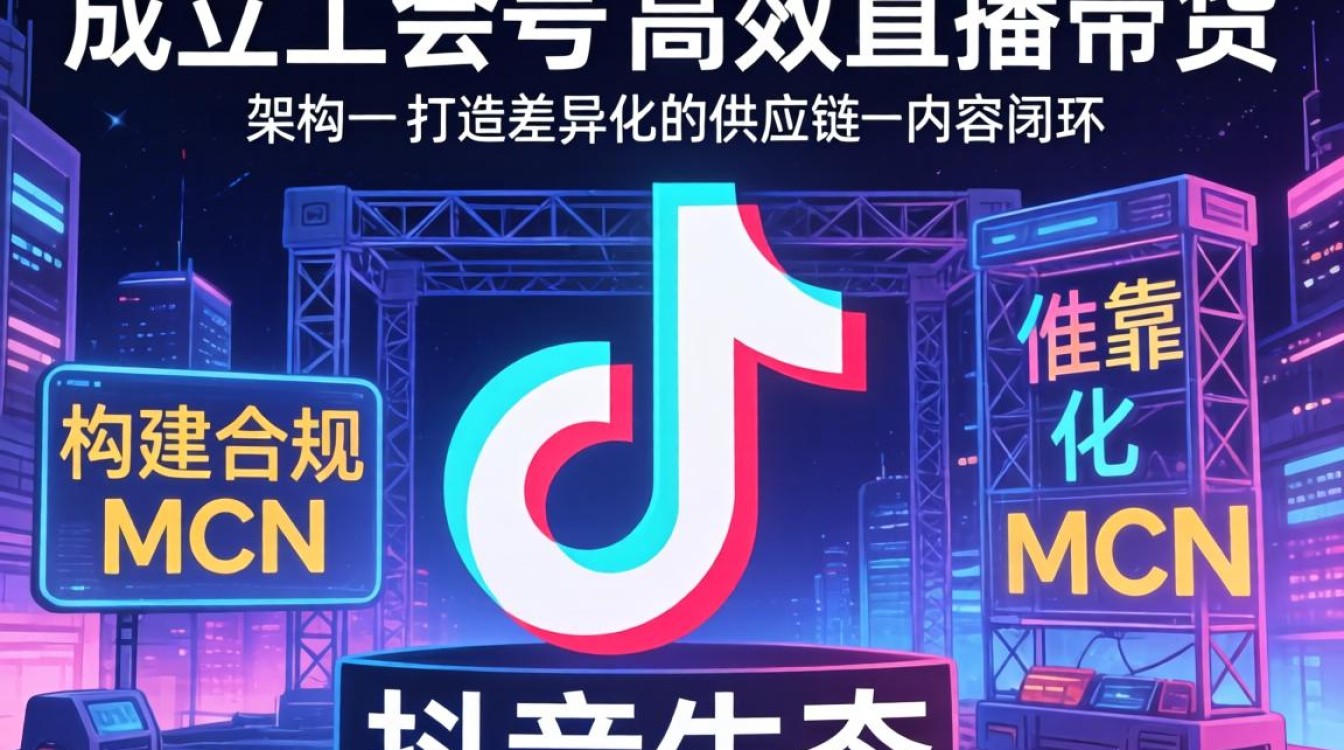 抖音工会号申请流程与直播带货技巧