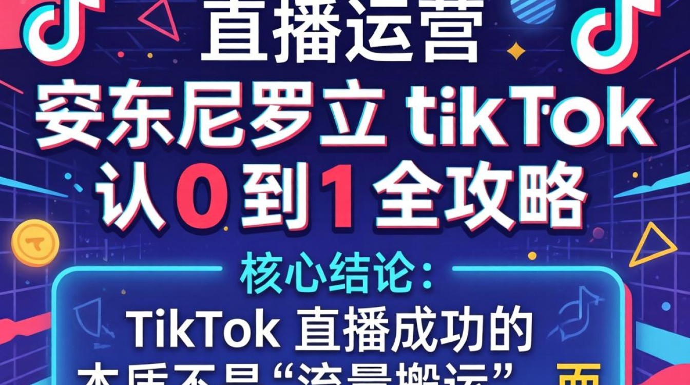 直播运营安东尼罗宾tiktok从0到1全攻略