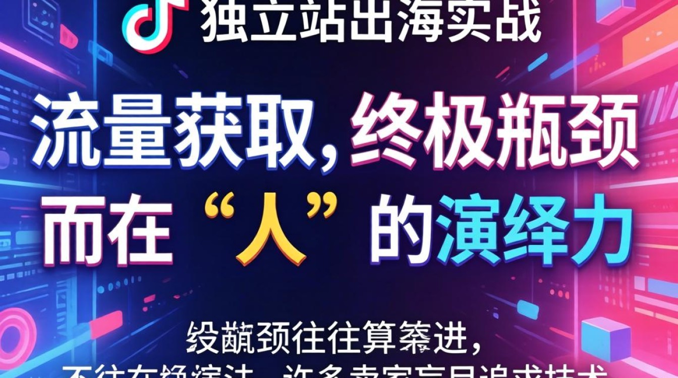 TikTok 男主持人独立站建站海外电商指南