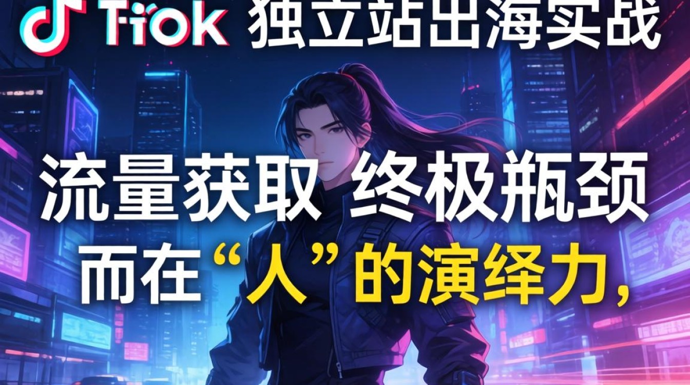 TikTok 男主持人独立站建站海外电商指南