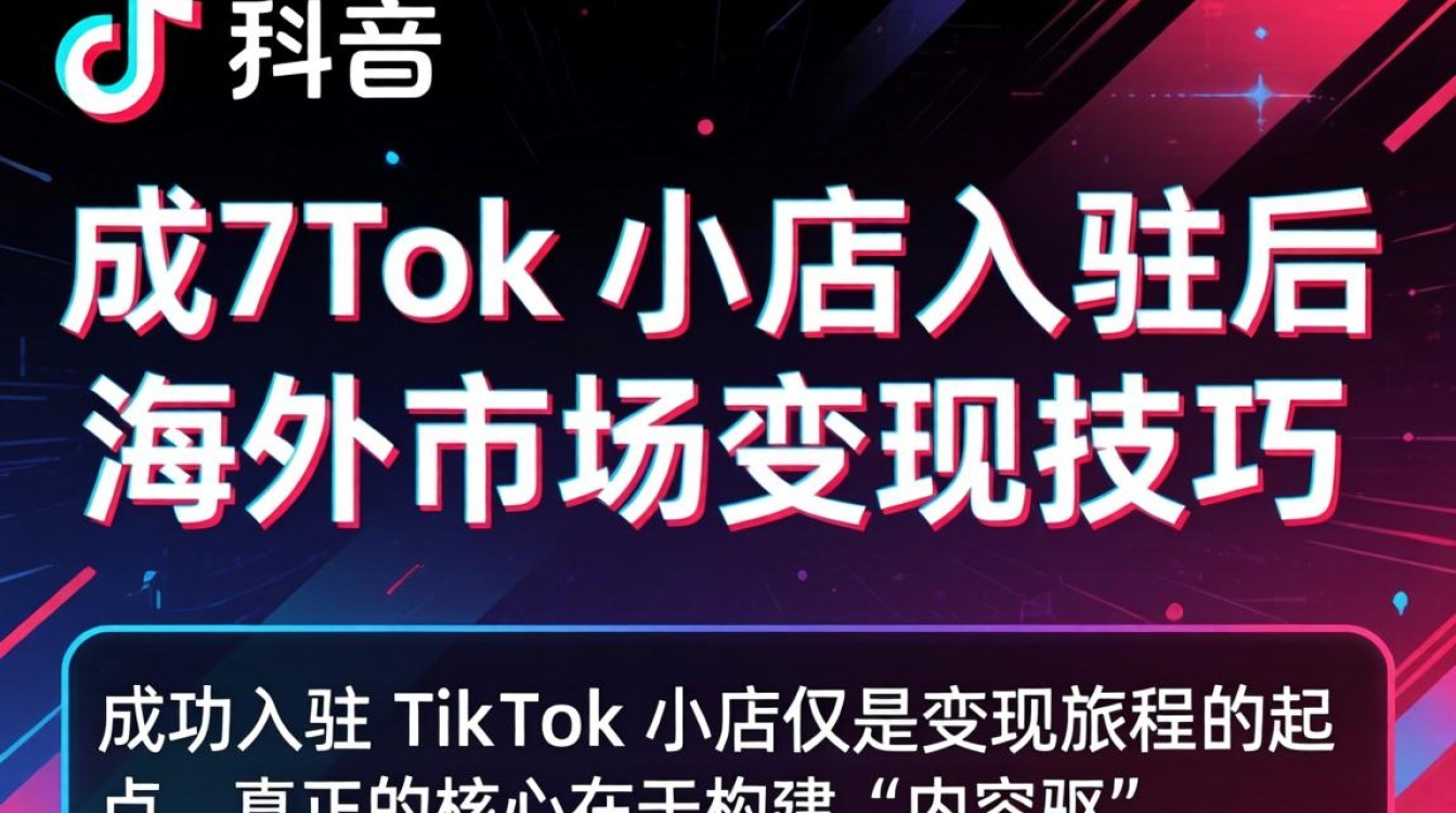 TikTok 小店入驻后怎么快速变现