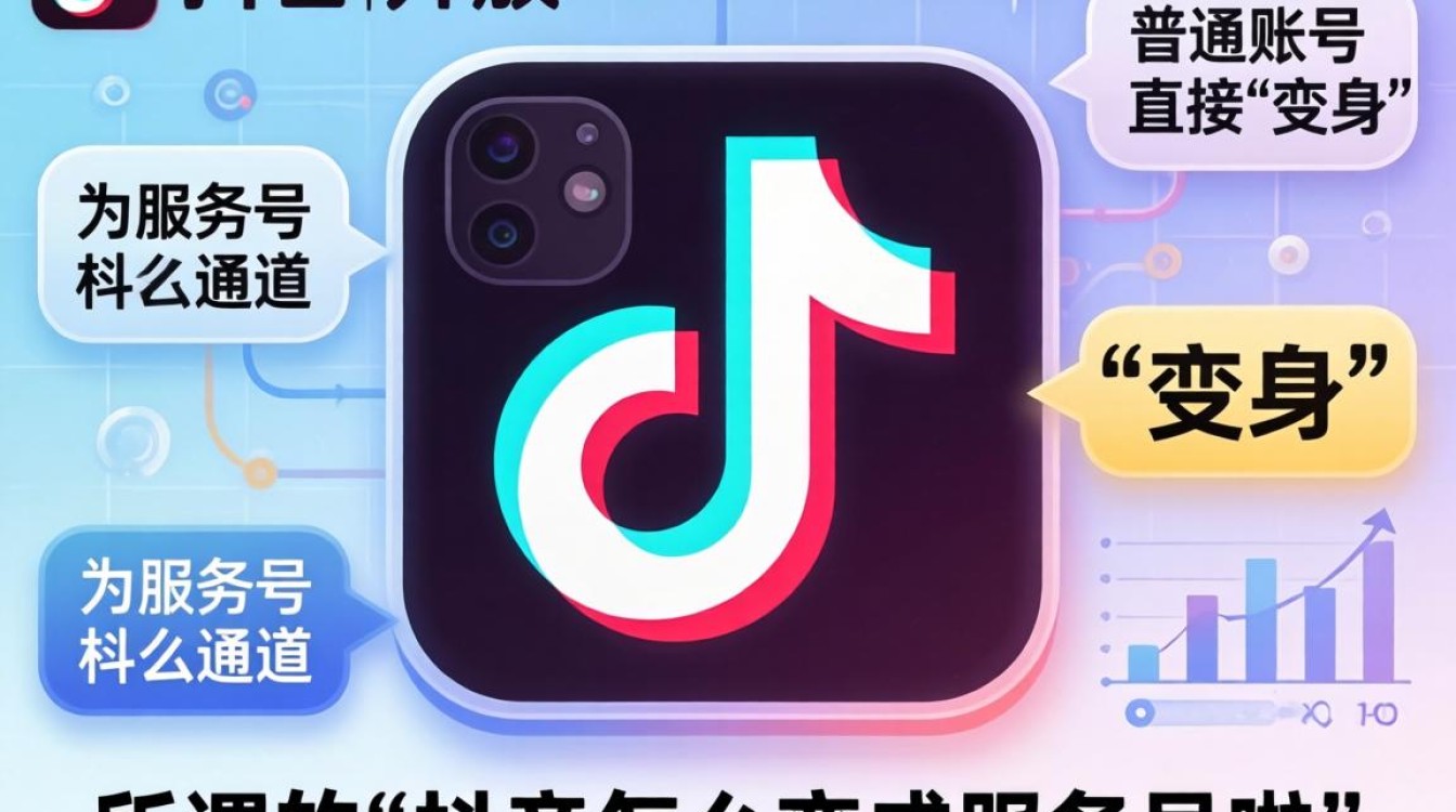抖音怎么变成服务号啦