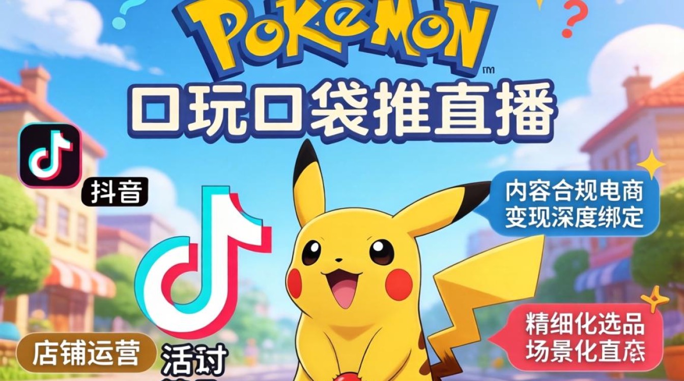 口袋妖怪直播技巧与店铺商品推广