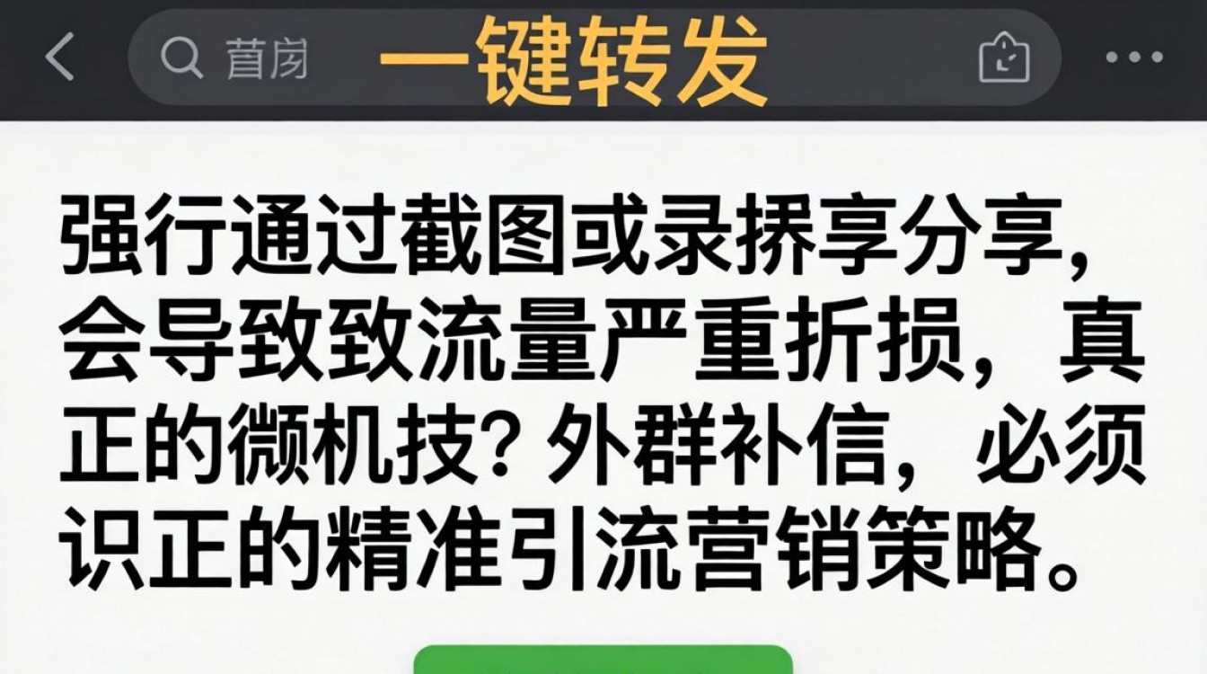 抖音转发群聊精准引流营销