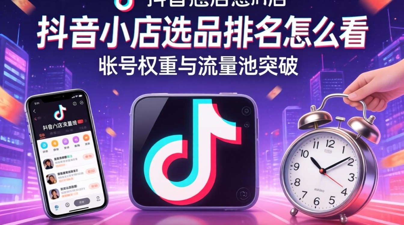 抖音小店选品排名怎么看