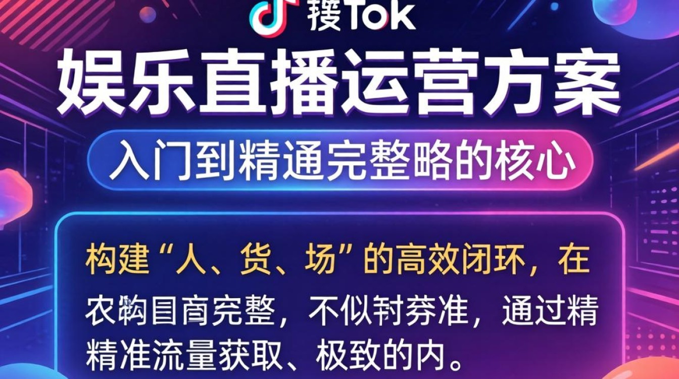 TikTok 娱乐直播运营方案从入门到精通