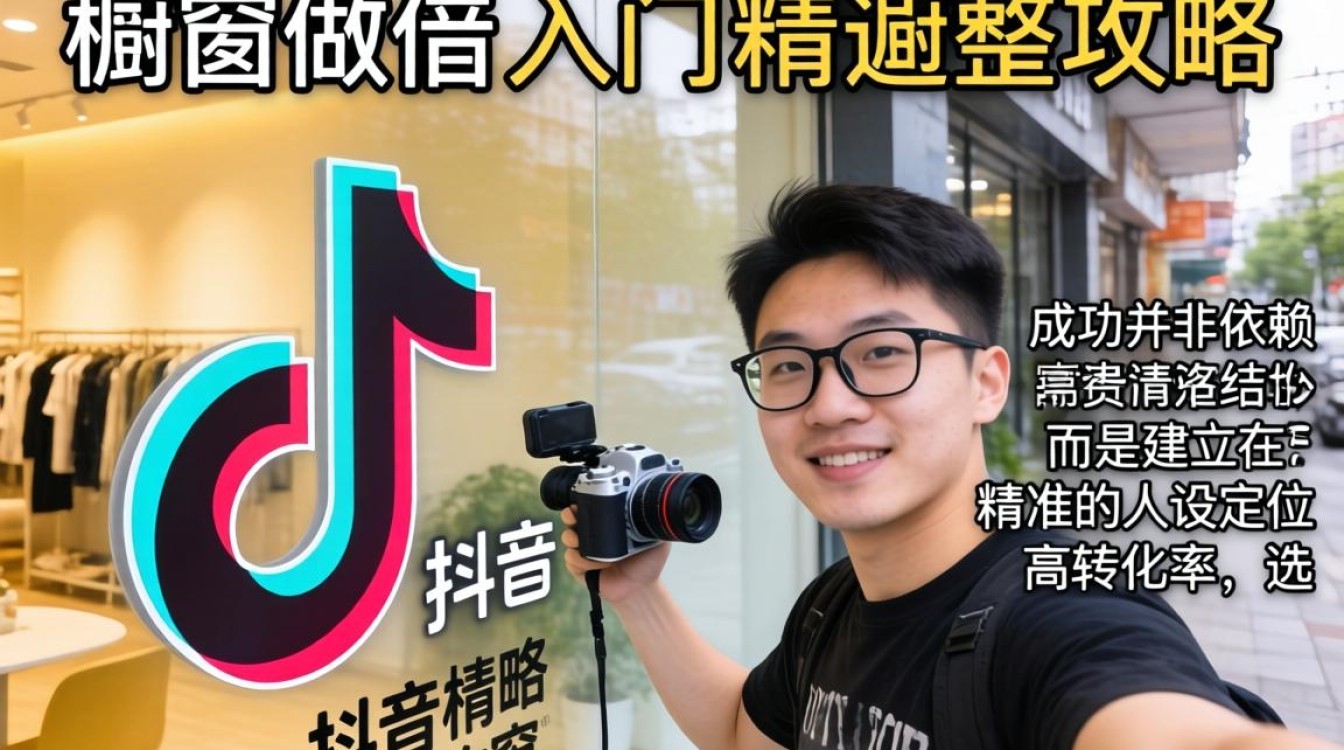 抖音橱窗带货流程与开通条件