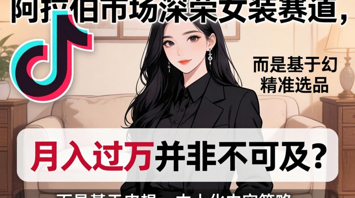 TikTok 阿拉伯女装怎么变现