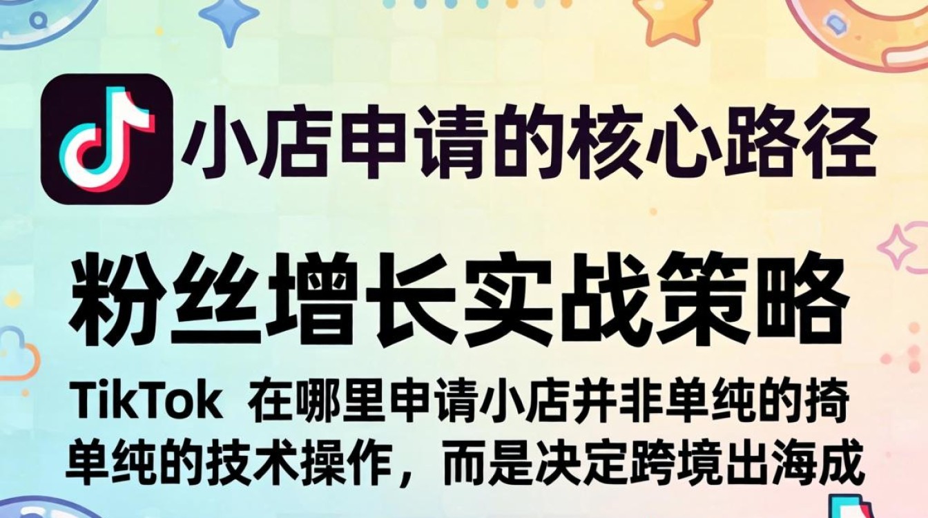 TikTok 小店申请流程及粉丝增长运营秘籍