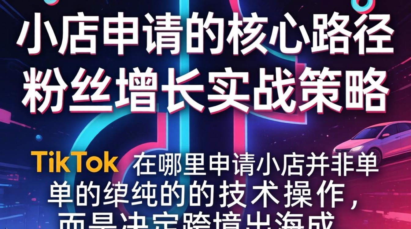 TikTok 小店申请流程及粉丝增长运营秘籍