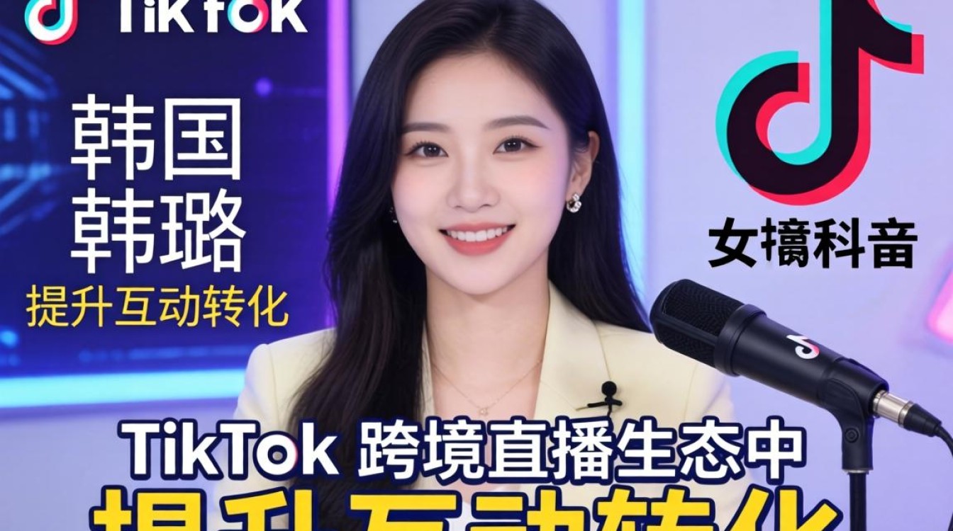 韩国女主播韩璐 TikTok 直播话术如何提升互动转化