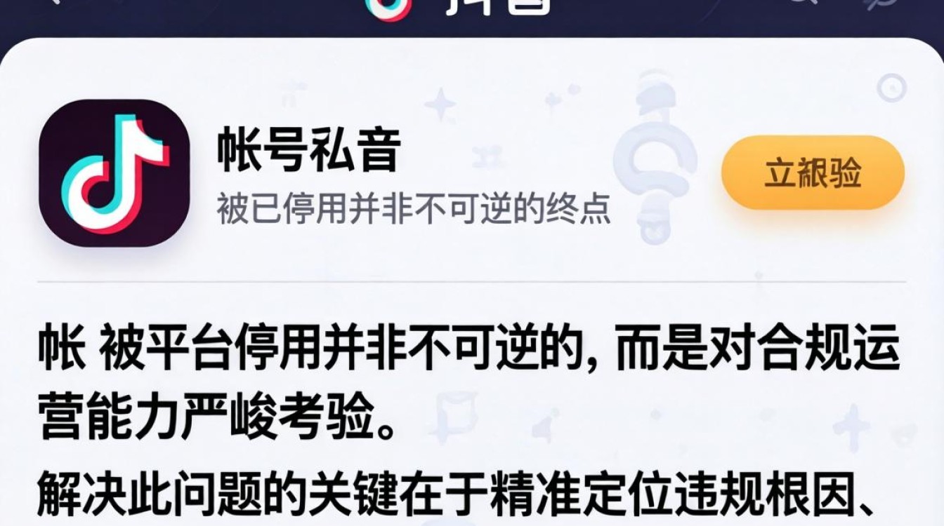 TikTok 账号被平台停用怎么办