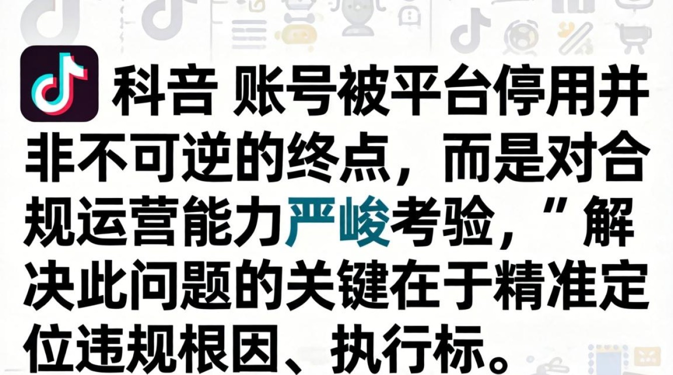 TikTok 账号被平台停用怎么办