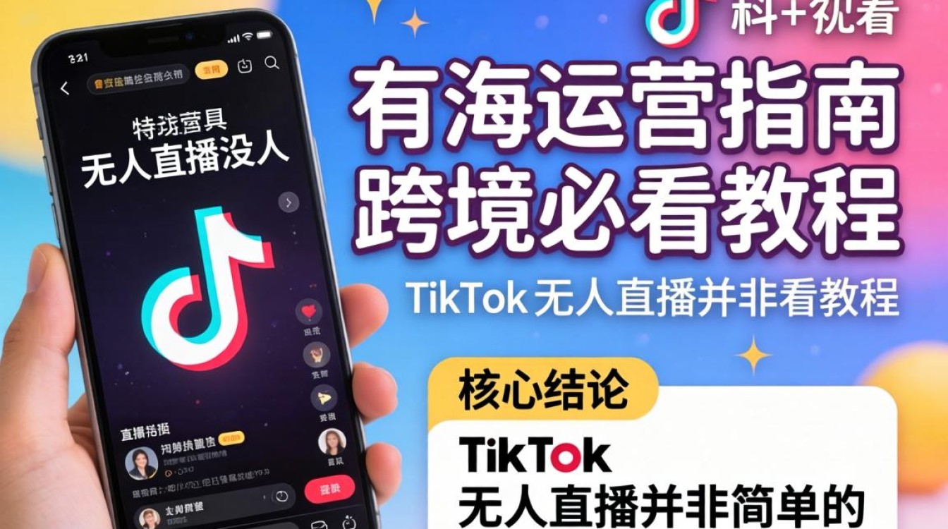 TikTok 无人直播手机没人怎么办