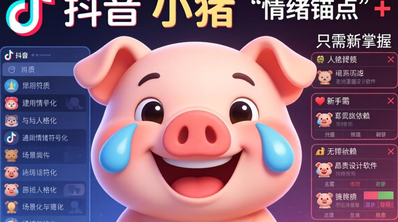 抖音小猪的表情怎么弄
