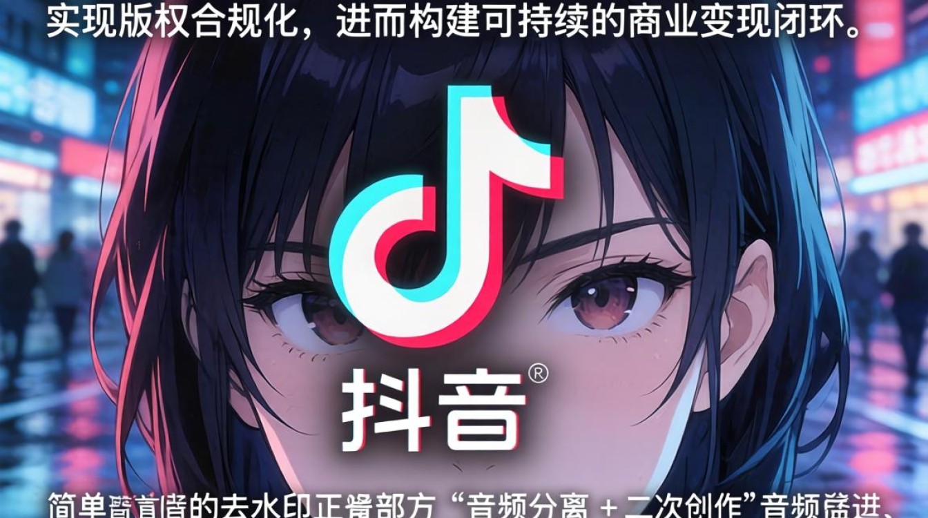 抖音音频去字幕技巧与商业化持续收入
