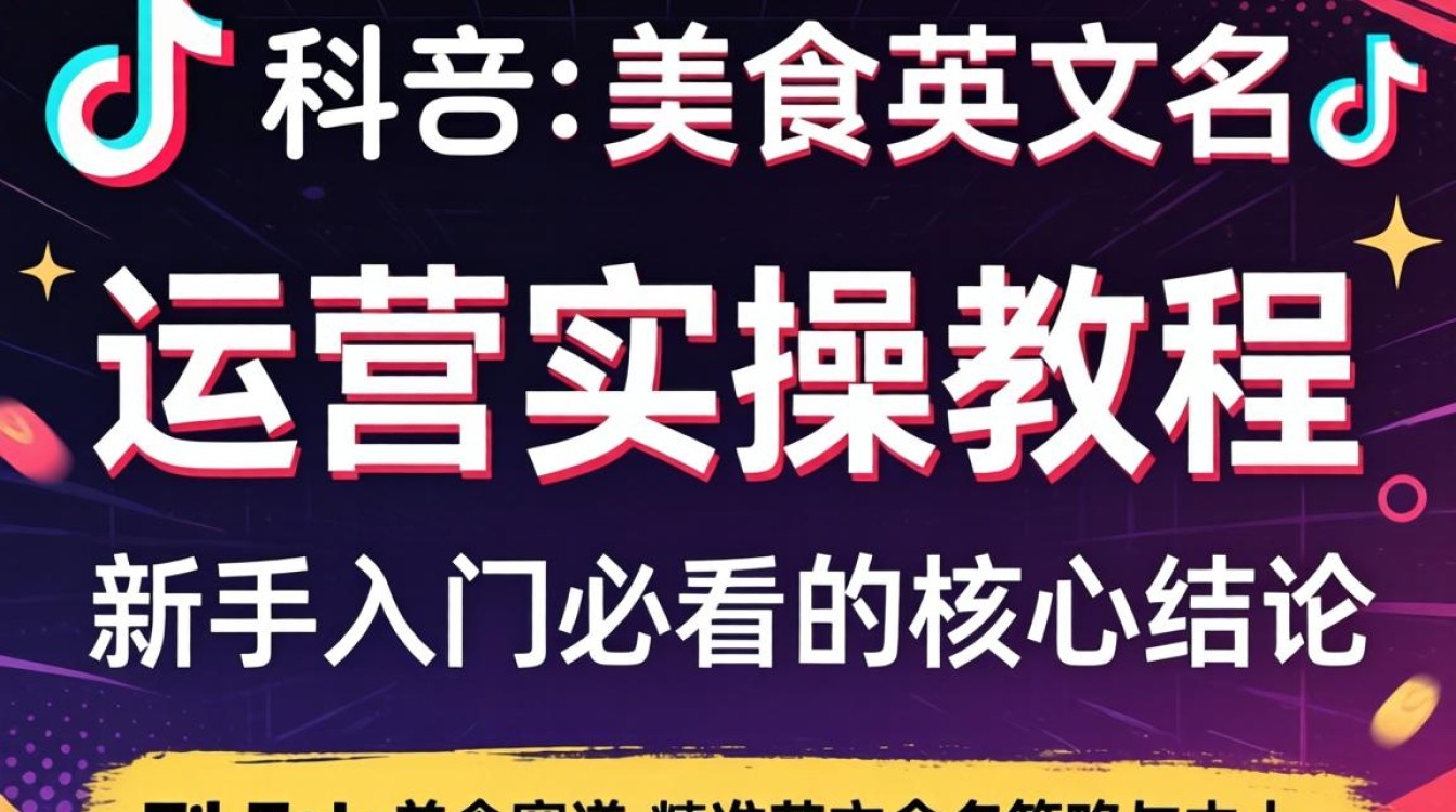 TikTok 美食英文名怎么取