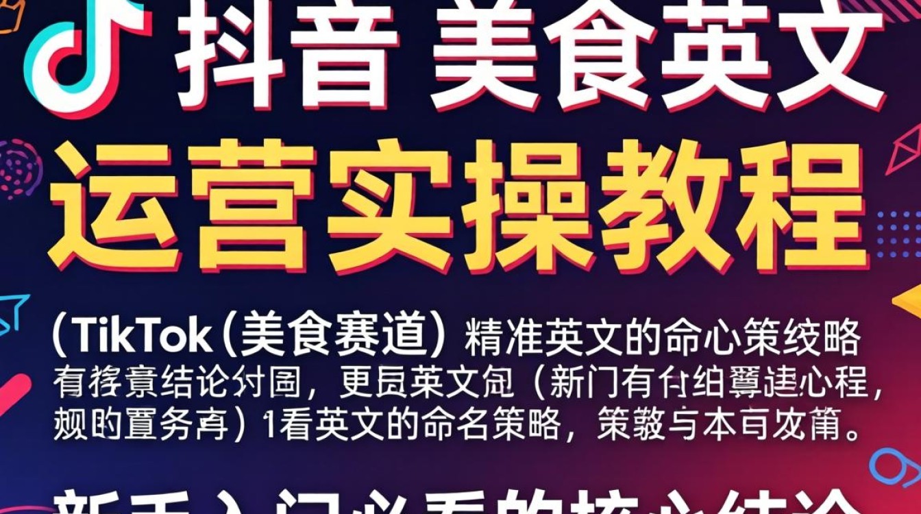 TikTok 美食英文名怎么取