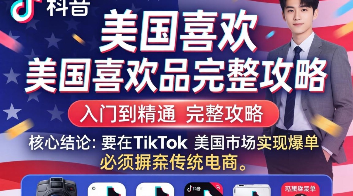 TikTok 美国喜欢的产品从入门到精通完整攻略