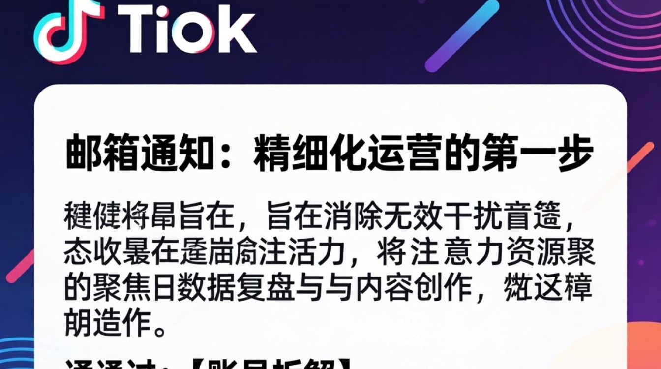 账号拆解怎么关闭tiktok邮箱通知