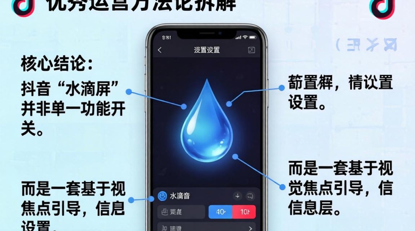 水滴屏设置教程与运营技巧