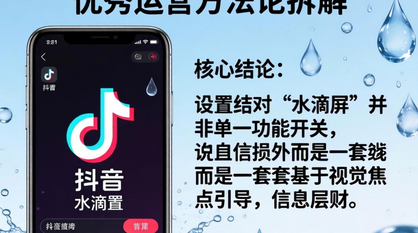 水滴屏设置教程与运营技巧