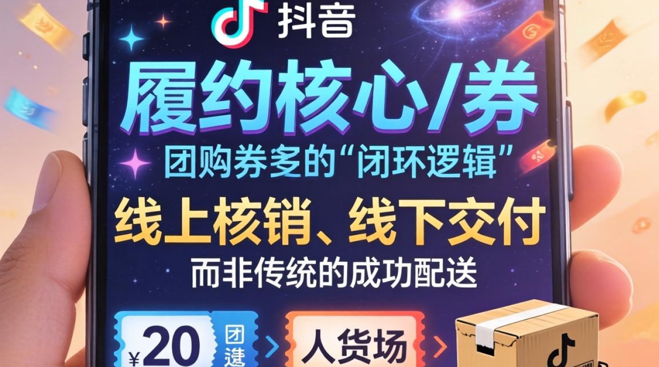 团购券配送流程与直播带货技巧