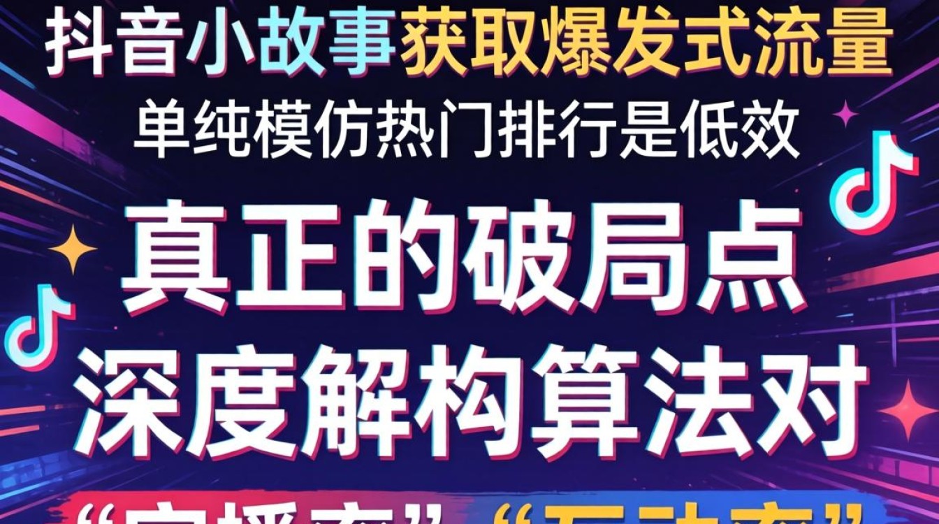抖音小故事排行怎么获取流量