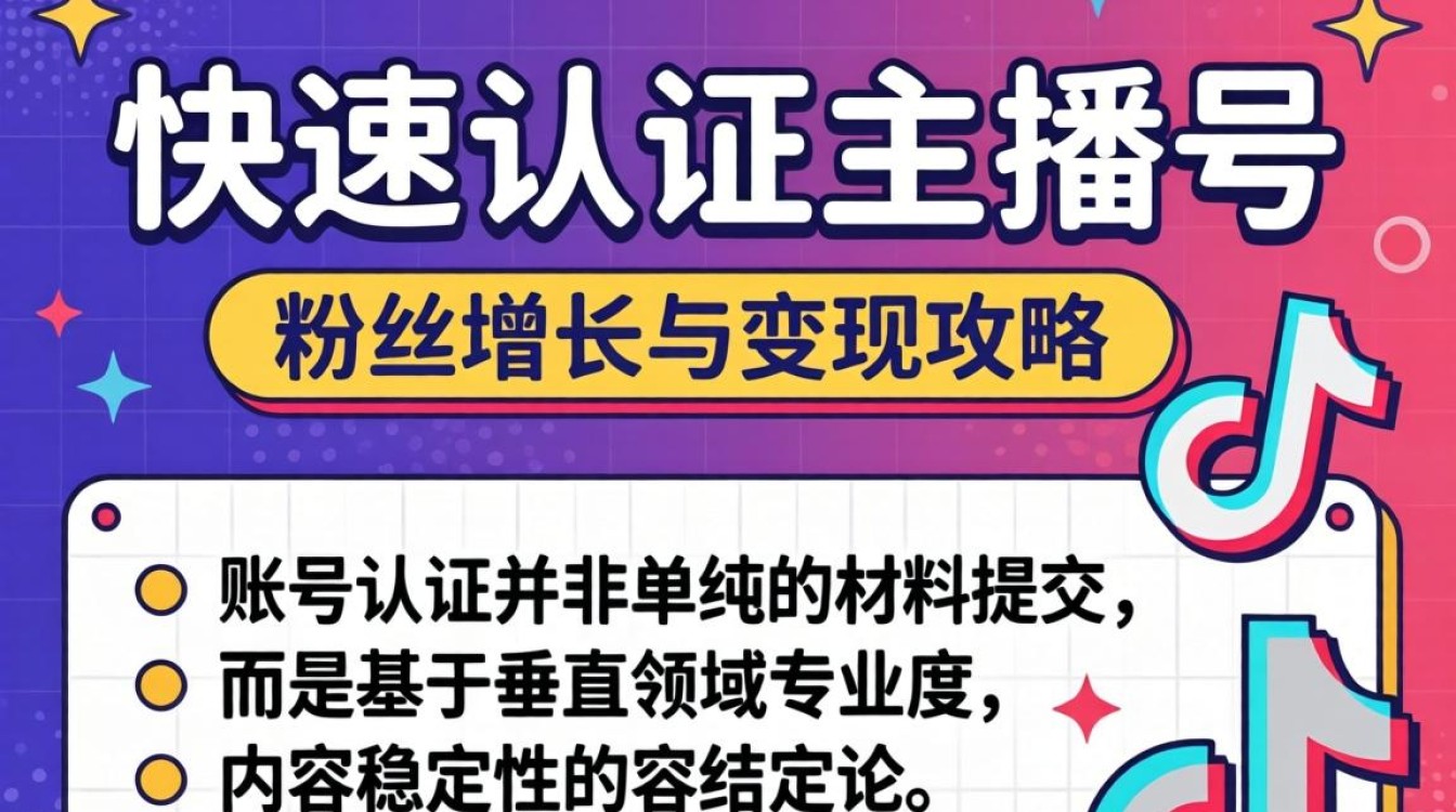 主播号认证与粉丝变现攻略