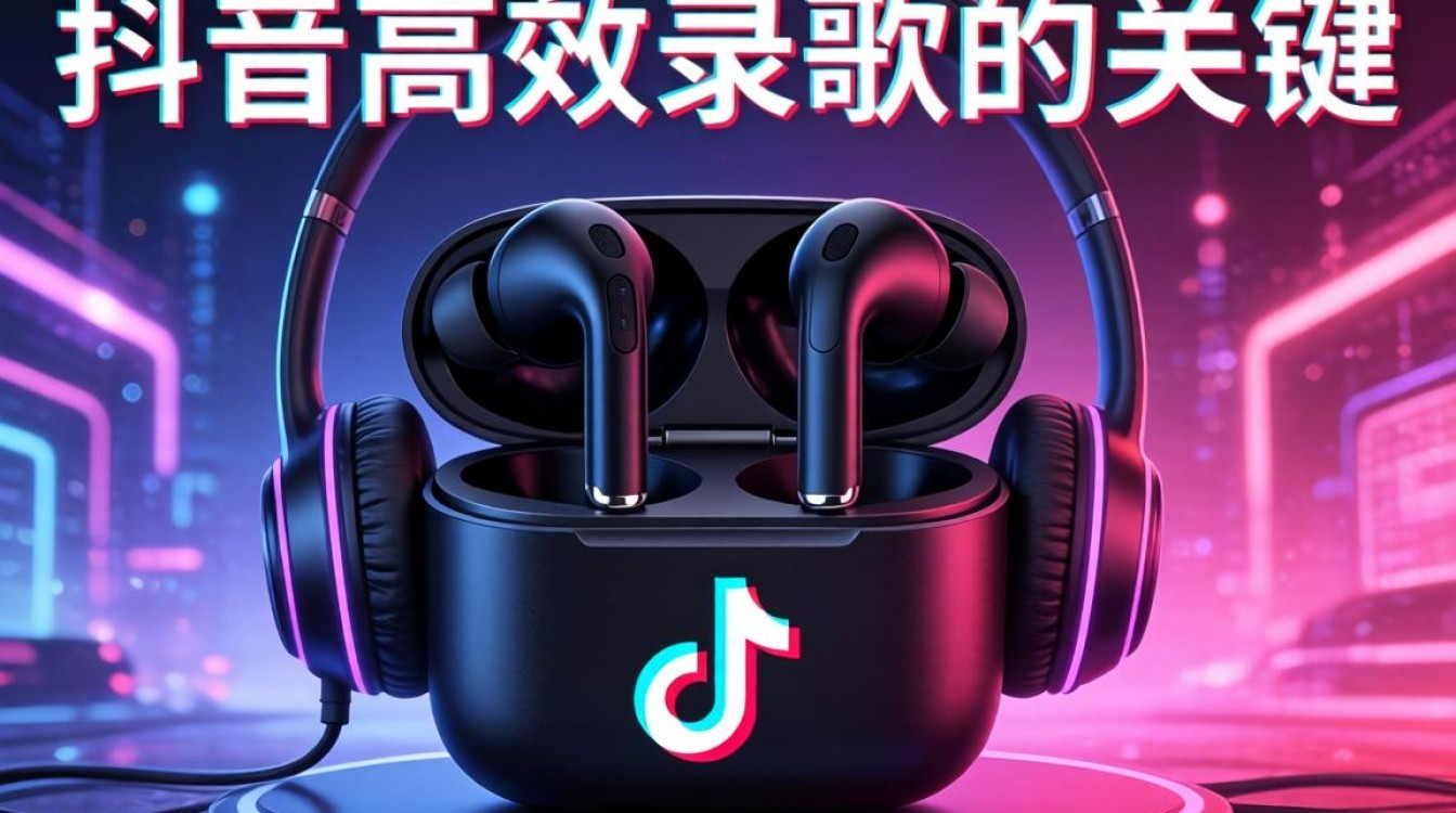 抖音无线耳机怎么录歌的
