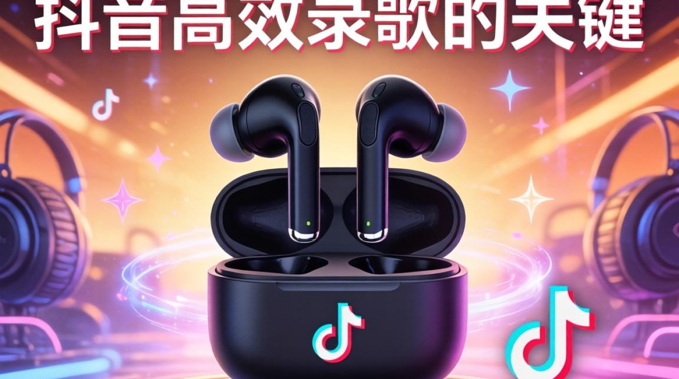 抖音无线耳机怎么录歌的