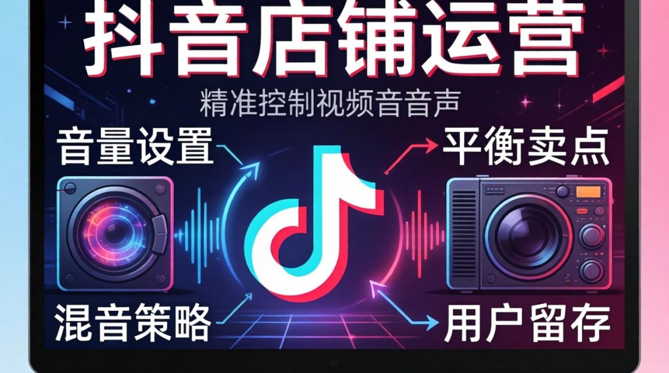 抖音音量调节技巧与店铺推广策略