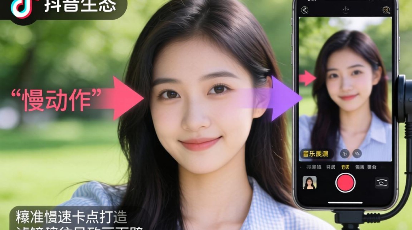 抖音发音乐怎么变慢动作
