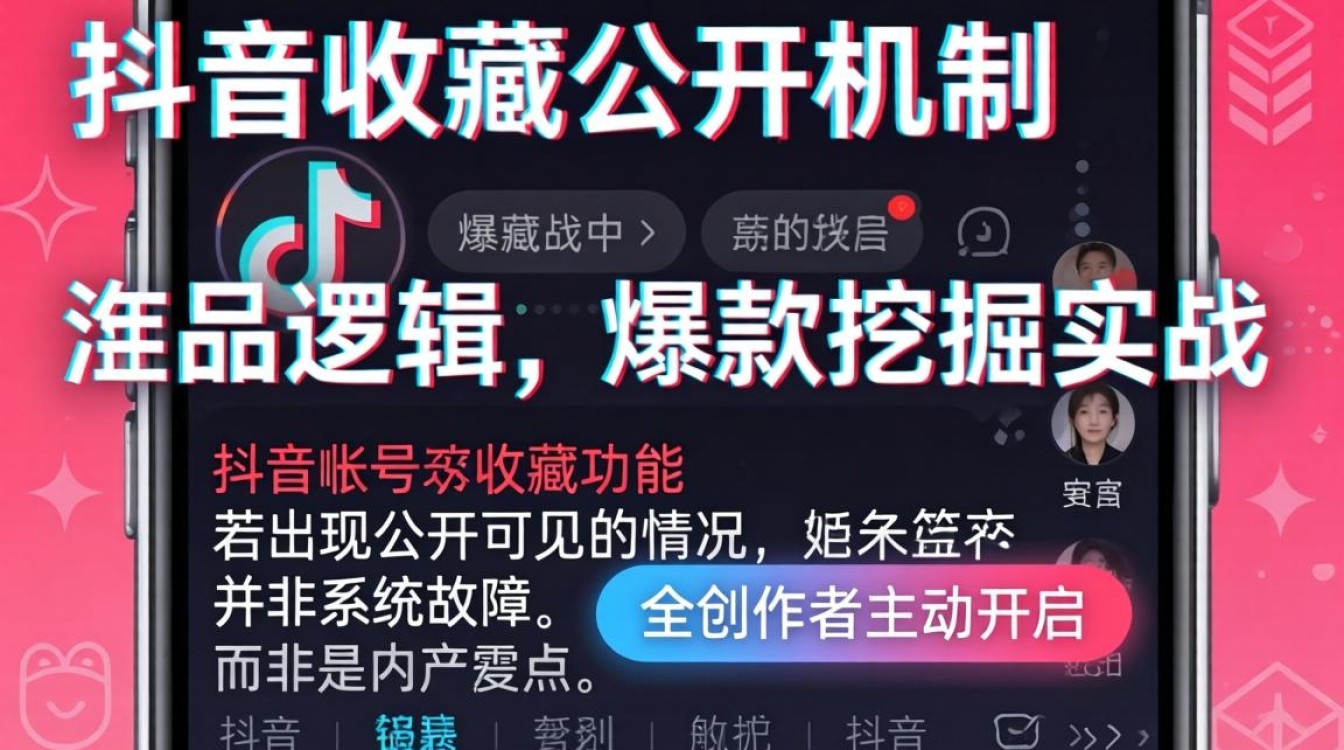 抖音中的收藏怎么公开了