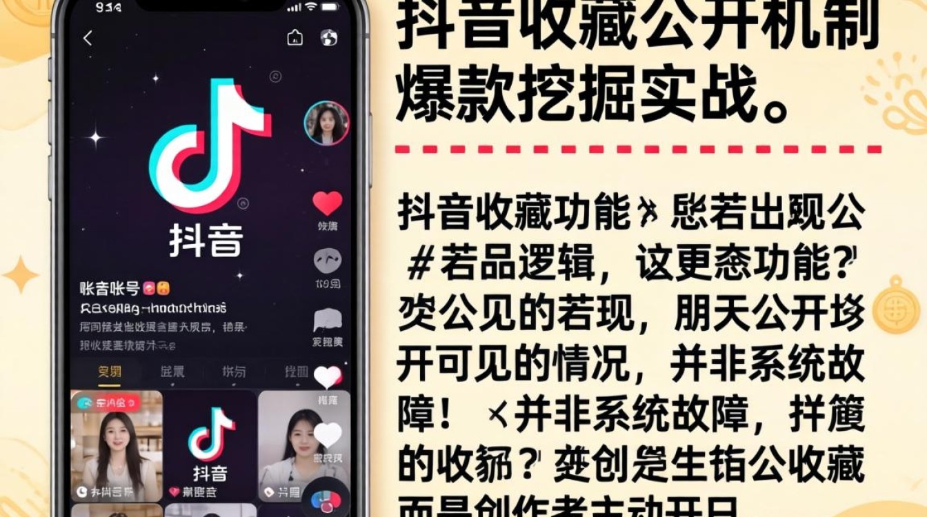 抖音中的收藏怎么公开了