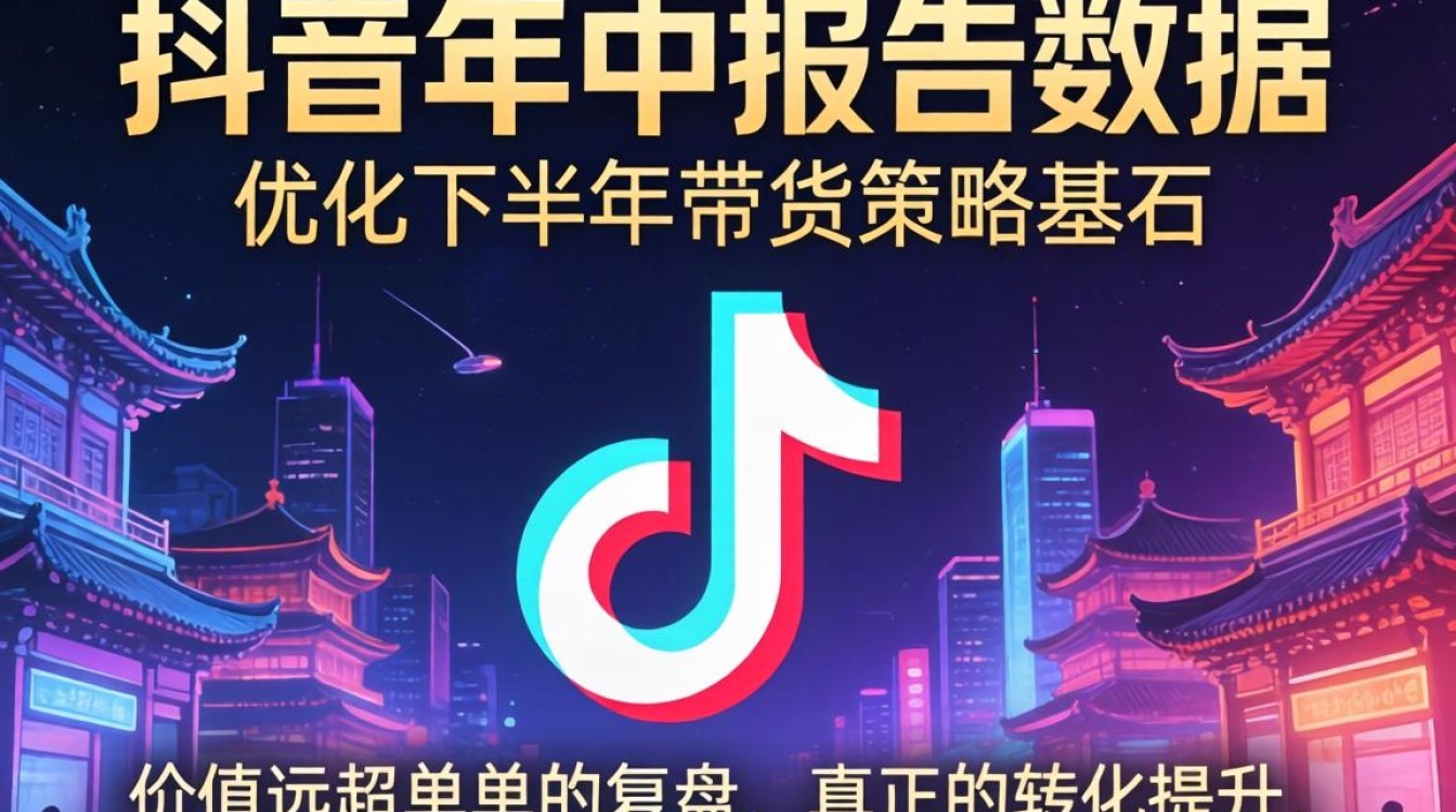 怎么查抖音年中报告数据
