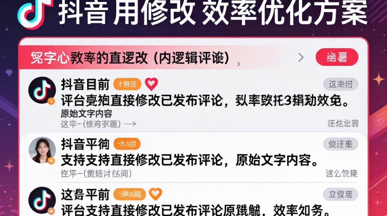 抖音怎么改评论的字样