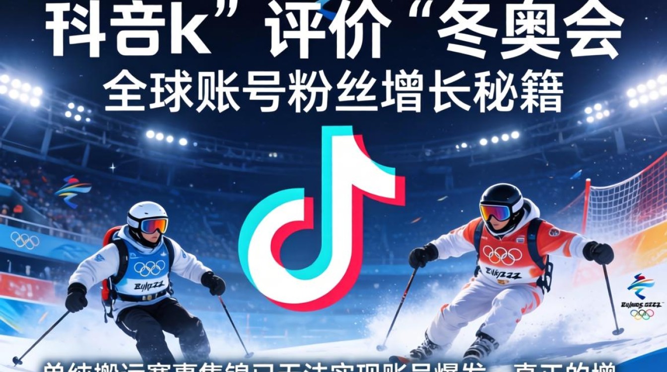TikTok 评价冬奥会 全球账号粉丝增长秘籍