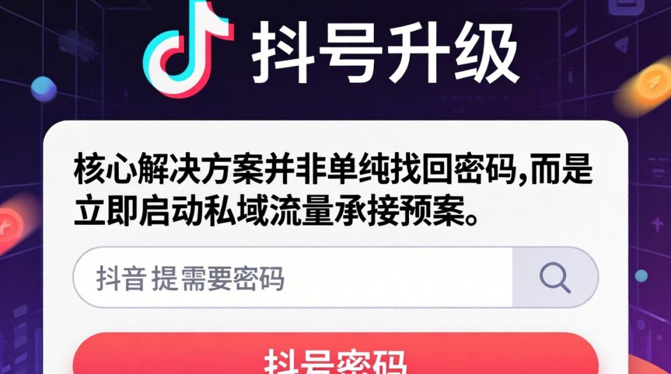 抖音升级需要密码怎么办