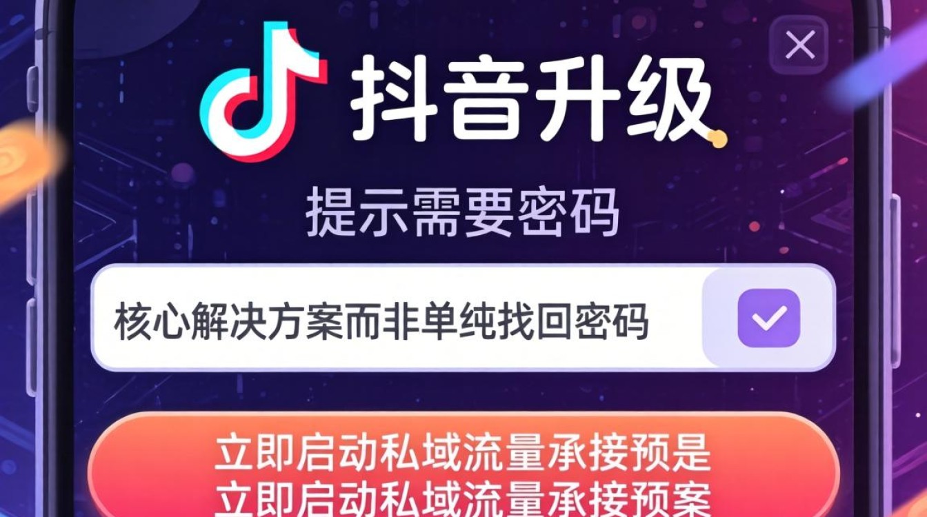 抖音升级需要密码怎么办